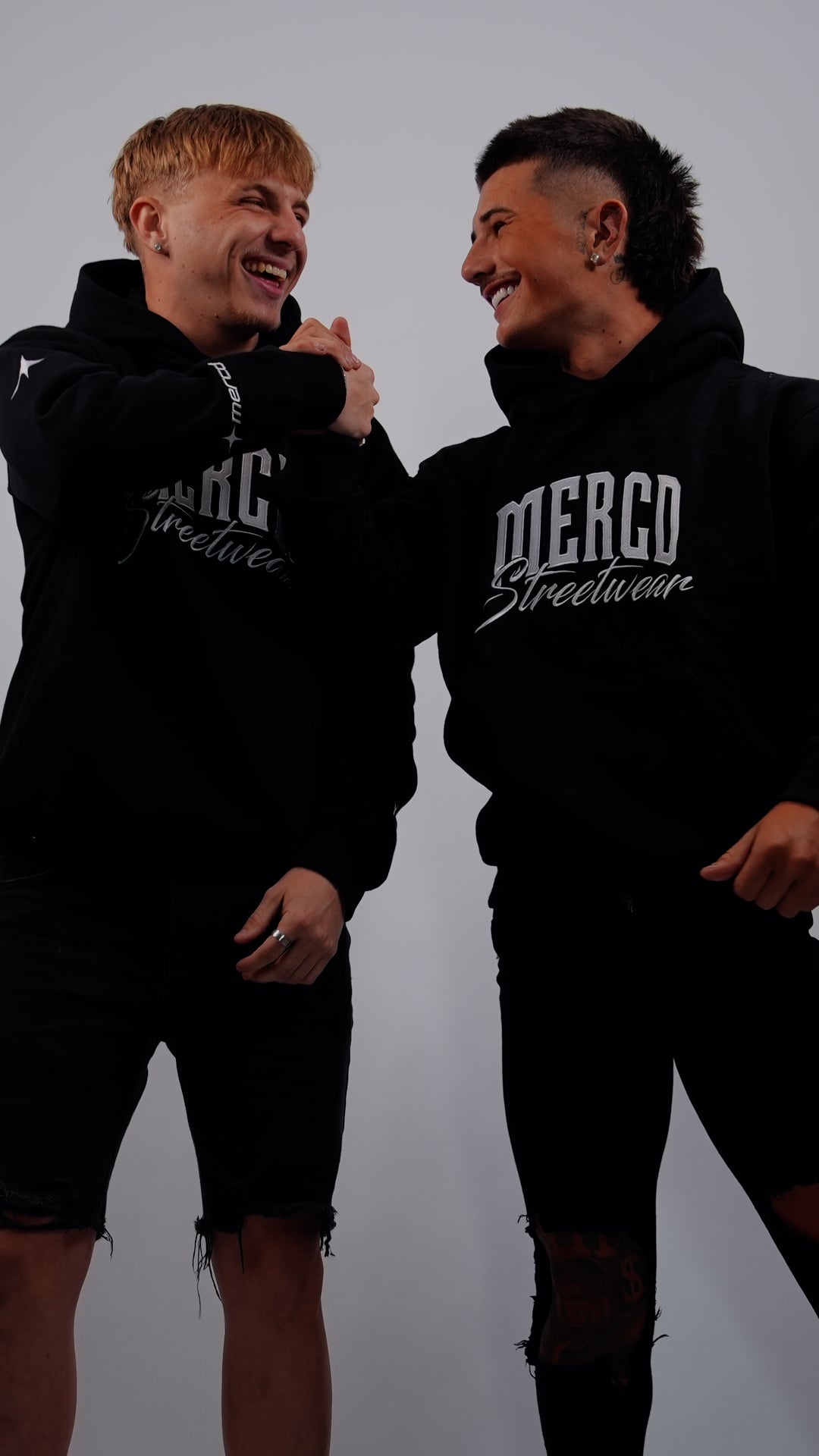 Signature Mercd Black and white hoodie