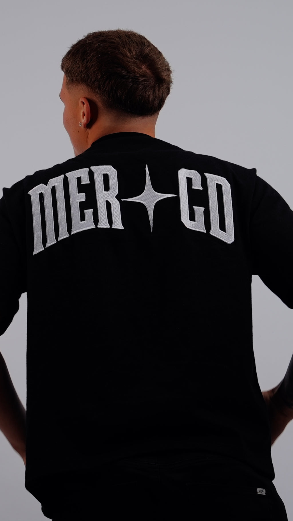 Signature Mercd Black and white TEE